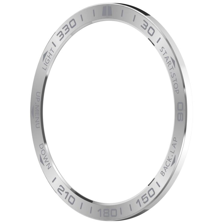 Захисна накладка Deexe Bezel Guard для Garmin Quatix 8 (51mm) - Silver / Grey: фото 5 з 6