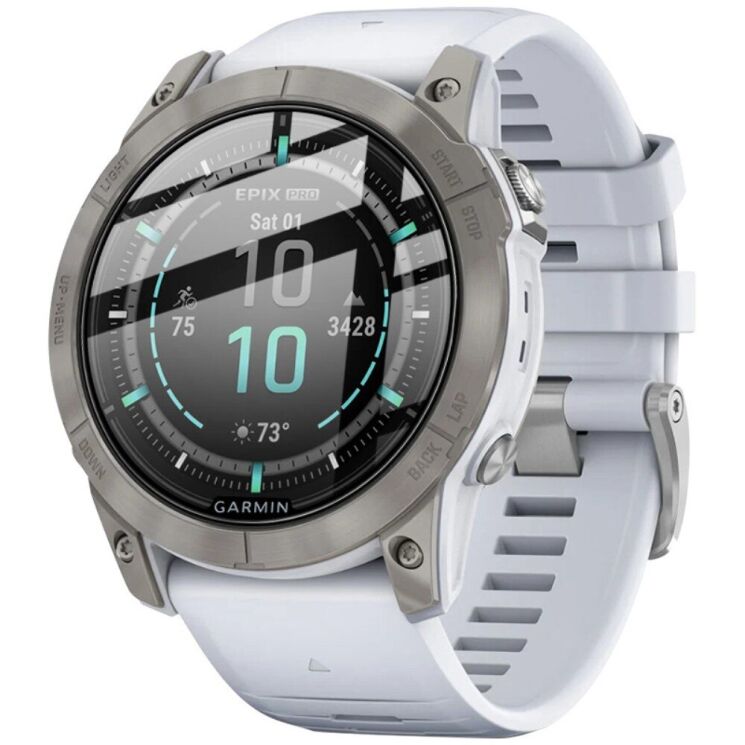 Захисна плівка IMAK Watch Film для Garmin Epix Pro (Gen 2) 51mm - Black: фото 3 з 8