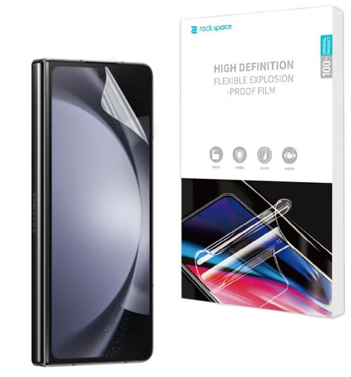 Защитная пленка на внешний экран RockSpace Explosion-Proof SuperClear для Samsung Galaxy Fold 5: фото 1 из 10