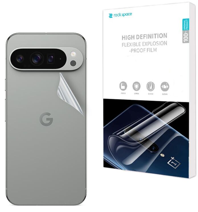 Защитная пленка на заднюю панель RockSpace SuperClear для Google Pixel 9 Pro XL: фото 1 из 9