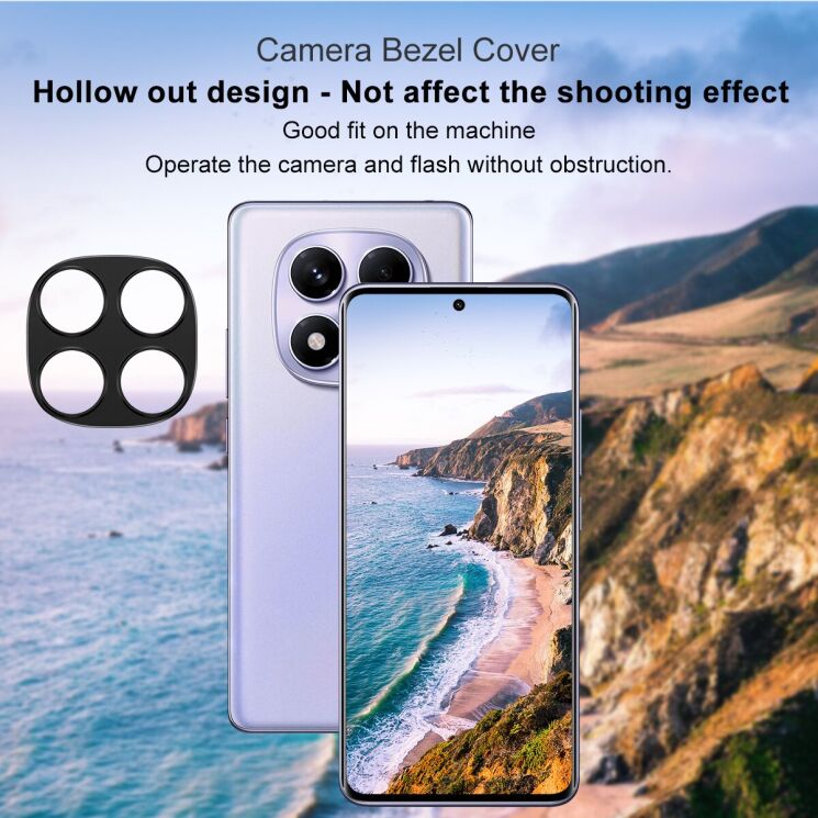 Захисна рамка IMAK Camera Styling для Xiaomi Redmi Note 14 Pro - Black: фото 5 з 7
