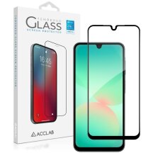 Захисне скло ACCLAB Full Glue для Samsung Galaxy A26 (A266) - Black: фото 1 з 7