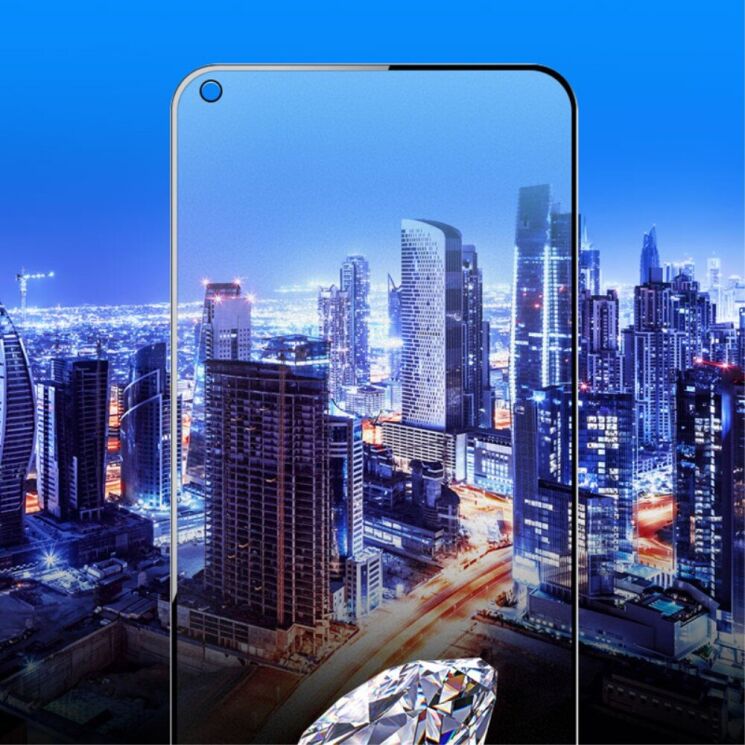 Защитное стекло AMORUS Full Glue Tempered Glass для Realme GT - Black: фото 5 из 6