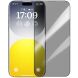 Защитное стекло BASEUS Sapphire Series Anti-spy для Apple iPhone 15 Pro - Black (329390B). Фото 1 из 21