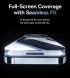 Защитное стекло BASEUS Sapphire Series Anti-spy для Apple iPhone 15 Pro - Black (329390B). Фото 15 из 21