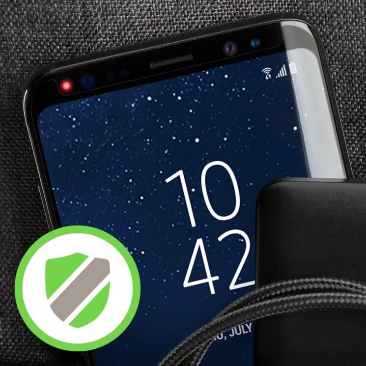 Захисне скло Belkin TemperedCurve Screen Protector для Samsung Galaxy S8 Plus (G955) - Black: фото 9 з 15