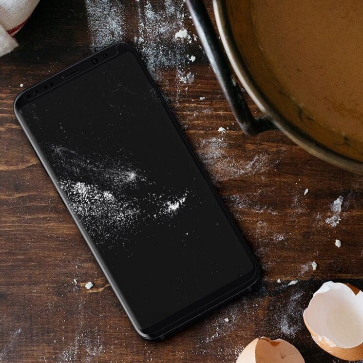 Захисне скло Belkin TemperedCurve Screen Protector для Samsung Galaxy S8 Plus (G955) - Black: фото 12 з 15