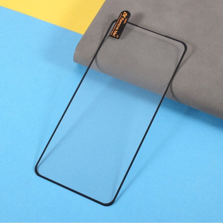 Защитное стекло Deexe Full Glue Coverage для Xiaomi Mi 11 Lite / 11 Lite NE - Black: фото 4 из 8