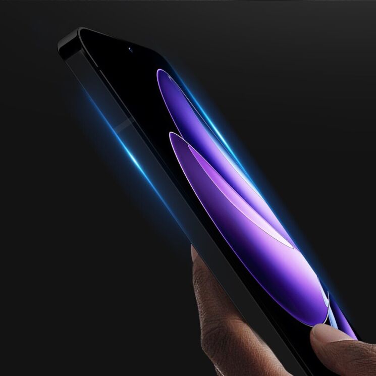 Защитное стекло DUX DUCIS Full Glue для OPPO Reno 13 5G - Black: фото 3 из 7