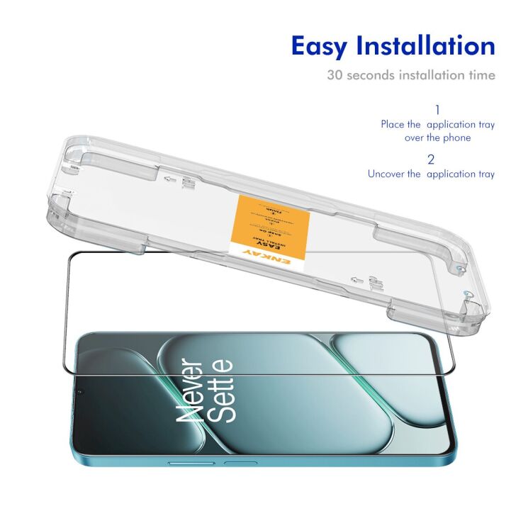 Захисне скло ENKAY Easy Install Full Glue для OnePlus Nord CE6 - Transparent (391614T) Захисне скло ENKAY Easy Install Full Glue для OnePlus Nord CE6 - Transparent: фото 2 з 7