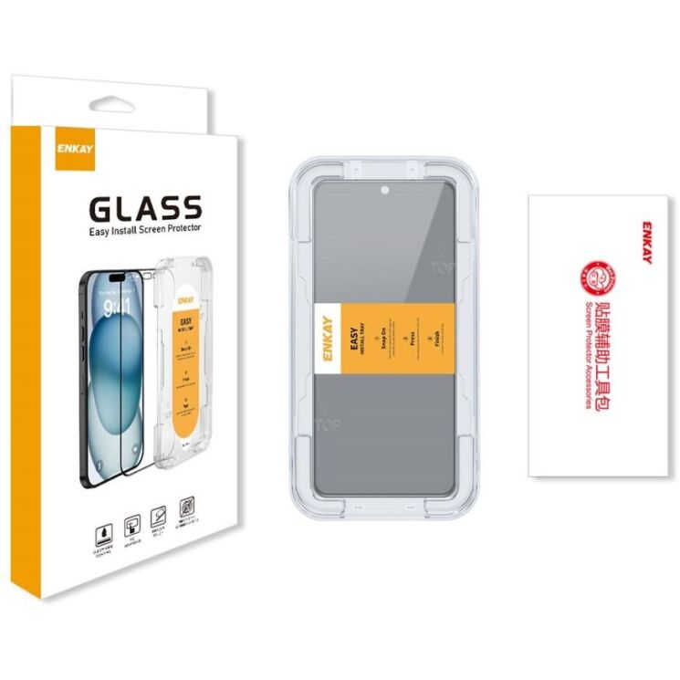 Захисне скло ENKAY Privacy для Xiaomi Redmi Note 14 5G - Black: фото 2 з 7