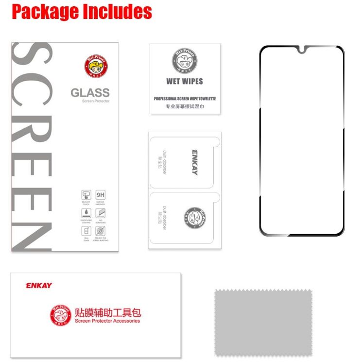 Захисне скло HAT PRINCE Full Glue Cover для Xiaomi Redmi 15C - Black: фото 8 з 8