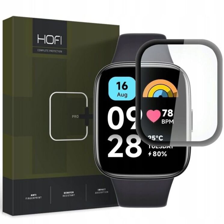 Захисна плівка HOFI Hybrid Pro+ для Xiaomi Redmi Watch 3 - Black: фото 1 з 2