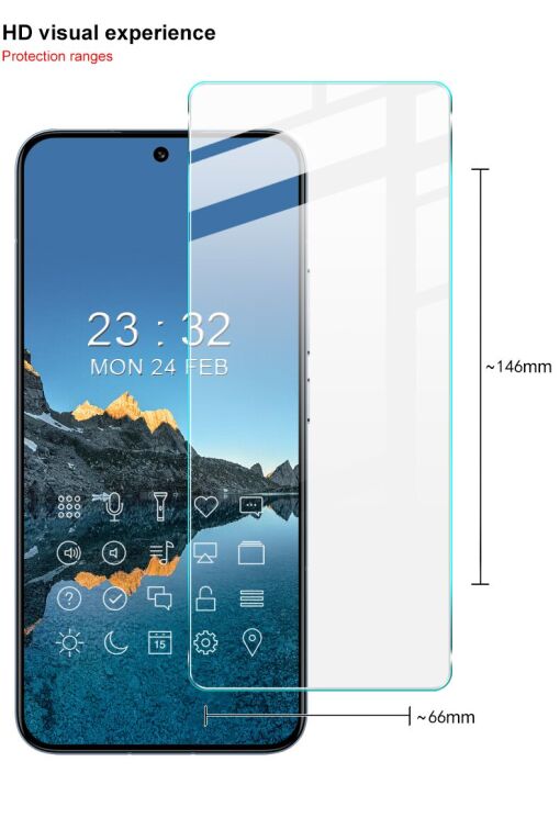 Защитное стекло IMAK H Screen Guard для Xiaomi 13 - Transparent: фото 6 из 10