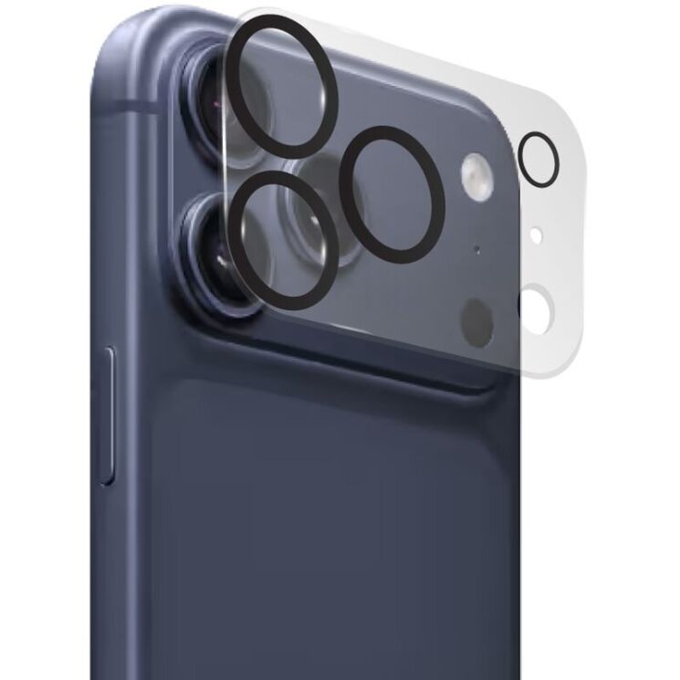 Защитное стекло Intaleo Camera Lens для iPhone 17 Pro - Black: фото 1 из 4