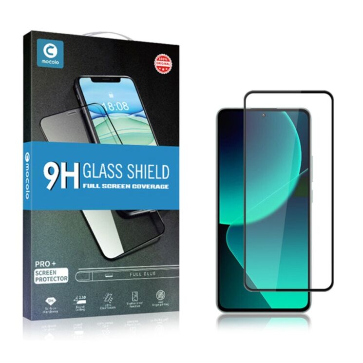 Защитное стекло MOCOLO Full Glue Cover для Xiaomi 13T / 13T Pro - Black: фото 7 из 7