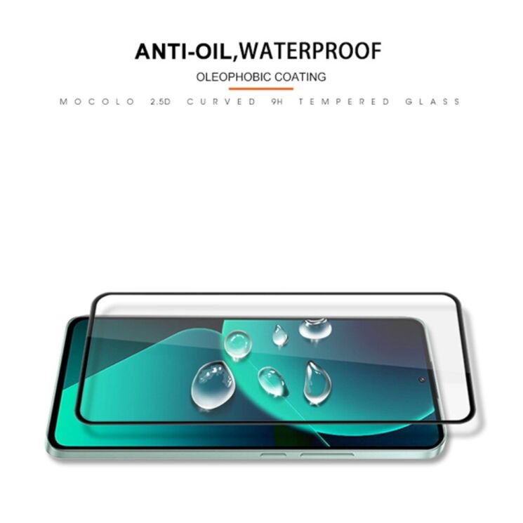 Защитное стекло MOCOLO Full Glue Cover для Xiaomi 13T / 13T Pro - Black: фото 4 из 7