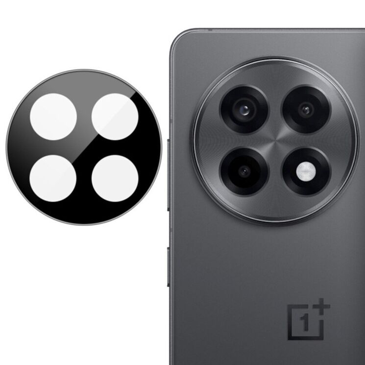 Защитное стекло на камеру IMAK Black Glass Lens для OnePlus 13R / Ace 5 / Ace 5 Pro - Black: фото 1 из 9