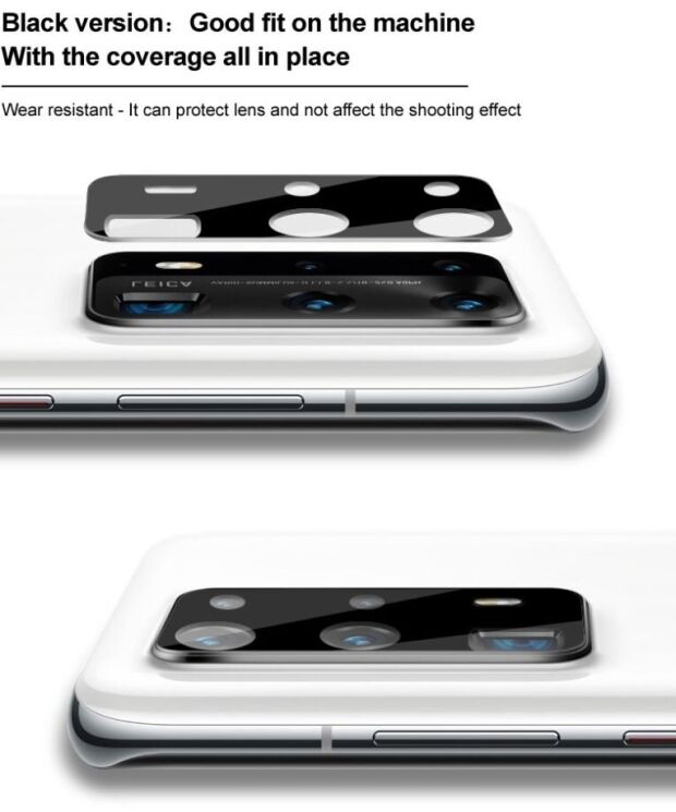 Защитное стекло на камеру IMAK Black Glass Lens для Samsung Galaxy Fold 5 - Black: фото 8 из 11