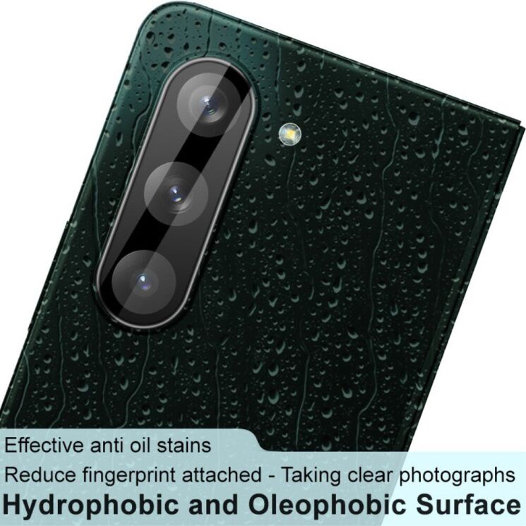 Защитное стекло на камеру IMAK Black Glass Lens для Samsung Galaxy Fold 5 - Black: фото 6 из 11