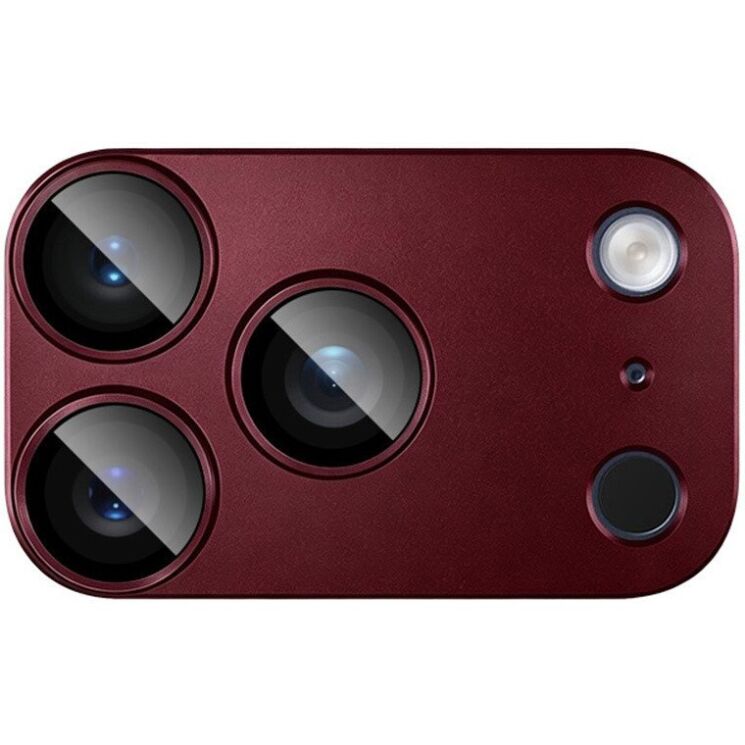 Захисне скло на камеру IMAK Camera Lens Combo для iPhone 18 Pro - Red (423664R) Захисне скло на камеру IMAK Camera Lens Combo для iPhone 18 Pro - Red: фото 4 з 9