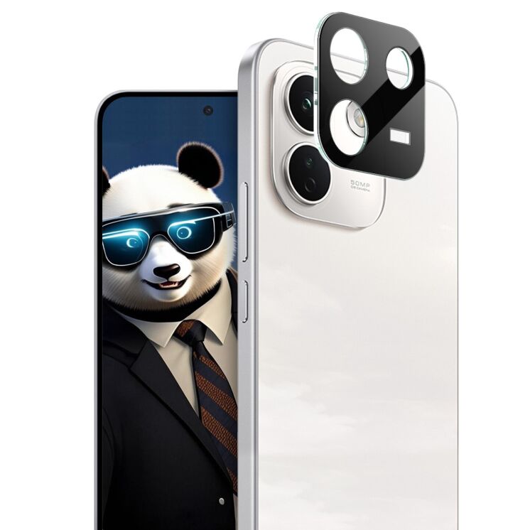Защитное стекло на камеру IMAK Integrated Lens Protector для Xiaomi Redmi Note 17 Pro Max - Black: фото 1 из 8