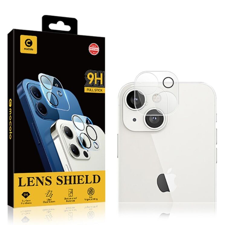 Защитное стекло на камеру MOCOLO Camera Lens для Apple iPhone 14 Plus - Transparent: фото 2 из 7