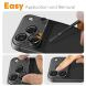 Захисне скло на камеру NORTHJO Black Circle Lens Protector для iPhone 18 Pro Max - Black (423879B). Фото 4 з 5