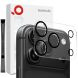 Захисне скло на камеру NORTHJO Black Circle Lens Protector для iPhone 18 Pro Max - Black (423879B). Фото 1 з 5