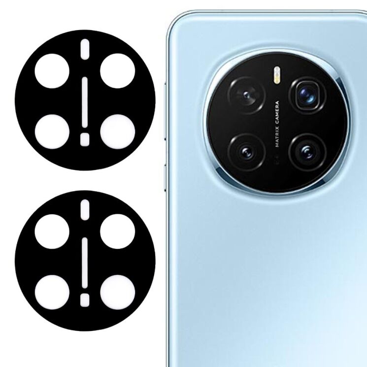 Защитное стекло на заднюю камеру Deexe Black Camera Lens для Honor Magic 7 Pro - Black: фото 1 из 4