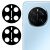 Защитное стекло на заднюю камеру Deexe Black Camera Lens для Honor Magic 7 Pro - Black: фото 1 из 4