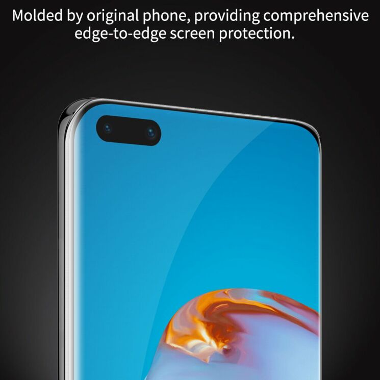 Защитное стекло NILLKIN 3D DS+MAX для Huawei P40 Pro - Black: фото 14 из 16