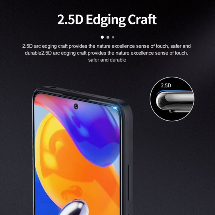 Защитное стекло NILLKIN Amazing H+ Pro для Xiaomi Redmi Note 11 Pro Global (4G/5G) / 11E Pro / 12 Pro: фото 4 из 13