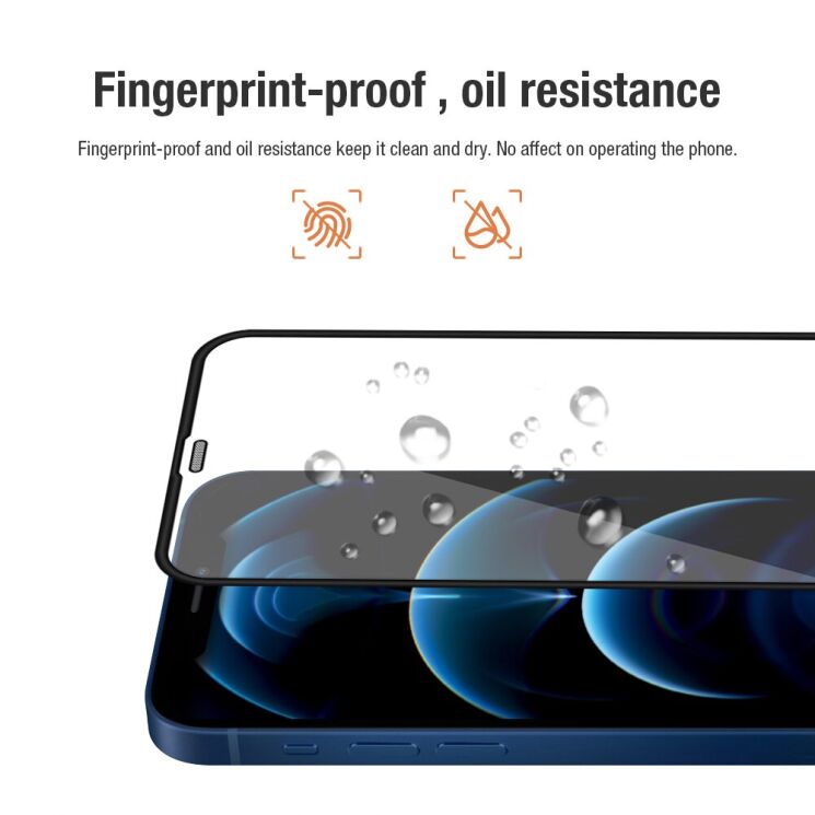 Защитное стекло Nillkin Amazing PC Full Coverage для Apple iPhone 12 / iPhone 12 Pro - Black: фото 12 из 16