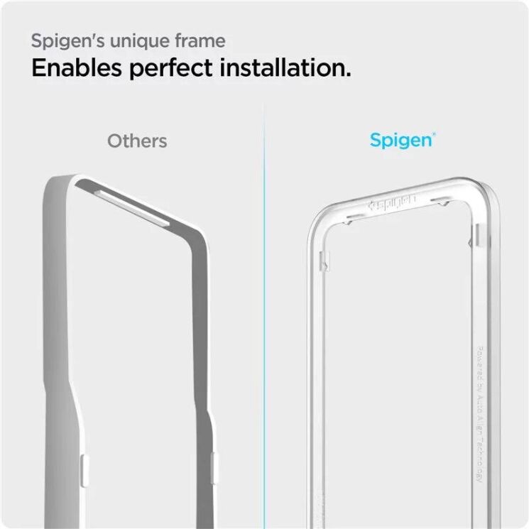 Защитное стекло Spigen (SGP) Screen Protector AlignMaster GLAS.tR для Samsung Galaxy M53 (M536) - Black: фото 9 из 10