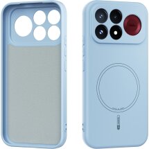 Защитный чехол ABEEL Lyra Skin with MagSafe для Xiaomi Poco F9 Pro - Sky Blue: фото 1 из 6