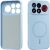 Защитный чехол ABEEL Lyra Skin with MagSafe для Xiaomi Poco F9 Pro - Sky Blue: фото 1 из 6