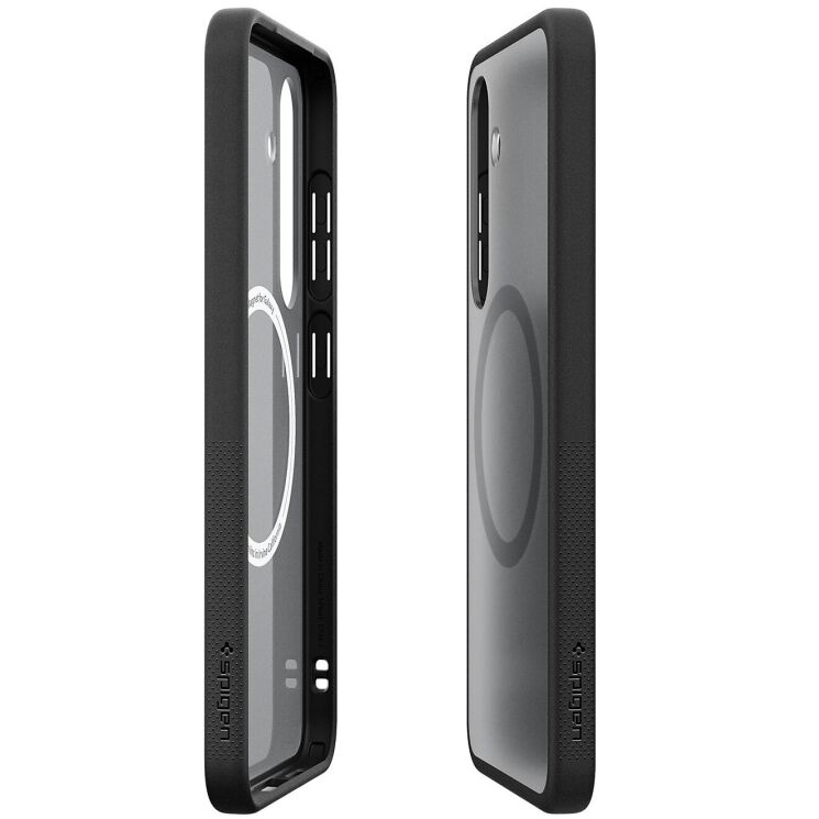 Защитный чехол Caseology Capella MagFit by Spigen для Samsung Galaxy S25 (S931) ACS09119 / GP-FPS931PGBJW - Frost Black: фото 5 из 8