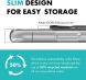 Захисний чохол CLCKR Stand & Grip Case для Samsung Galaxy S23 Plus (S916) 52965 - Clear / Black (321156CB). Фото 6 з 9
