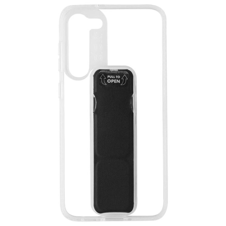 Захисний чохол CLCKR Stand & Grip Case для Samsung Galaxy S23 Plus (S916) 52965 - Clear / Black: фото 4 з 9