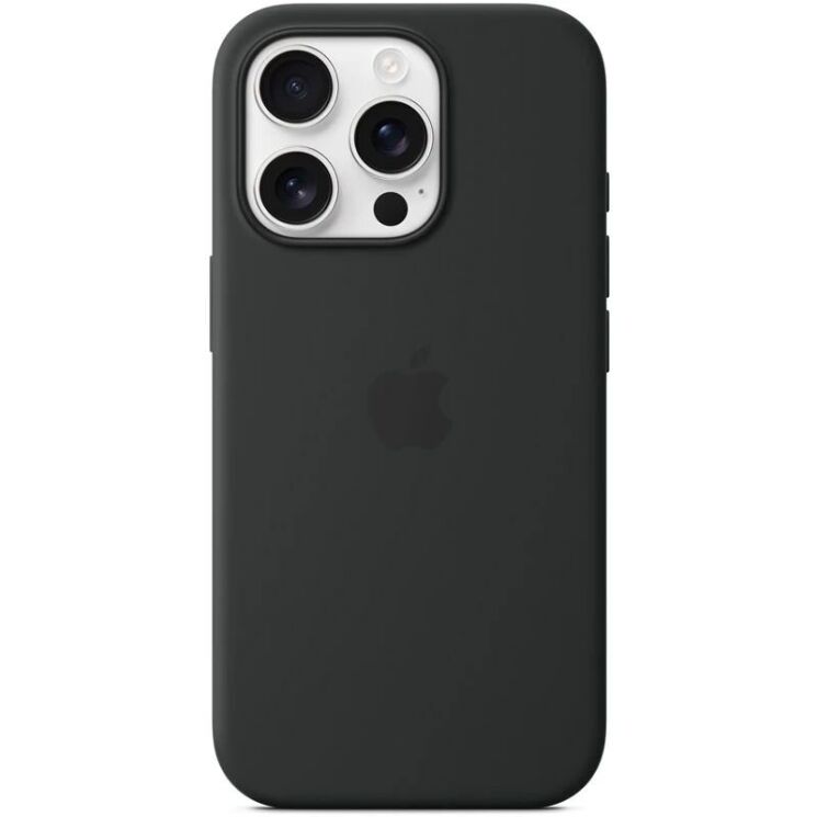 Защитный чехол Copiex Silicone Case with MagSafe для Apple iPhone 16 Pro Max - Black: фото 2 из 4