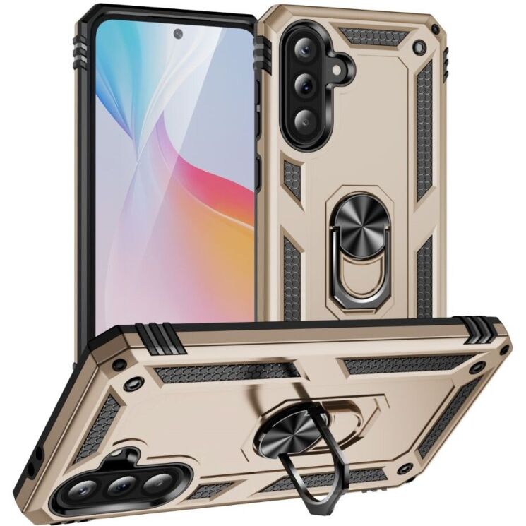 Защитный чехол Deexe Armor Case для Samsung Galaxy A36 (A366) - Gold: фото 1 из 7