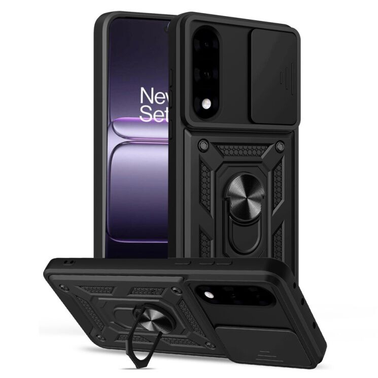 Защитный чехол Deexe Armor Shield для OnePlus Nord 5 / Ace 5 Ultra - Black: фото 1 из 9