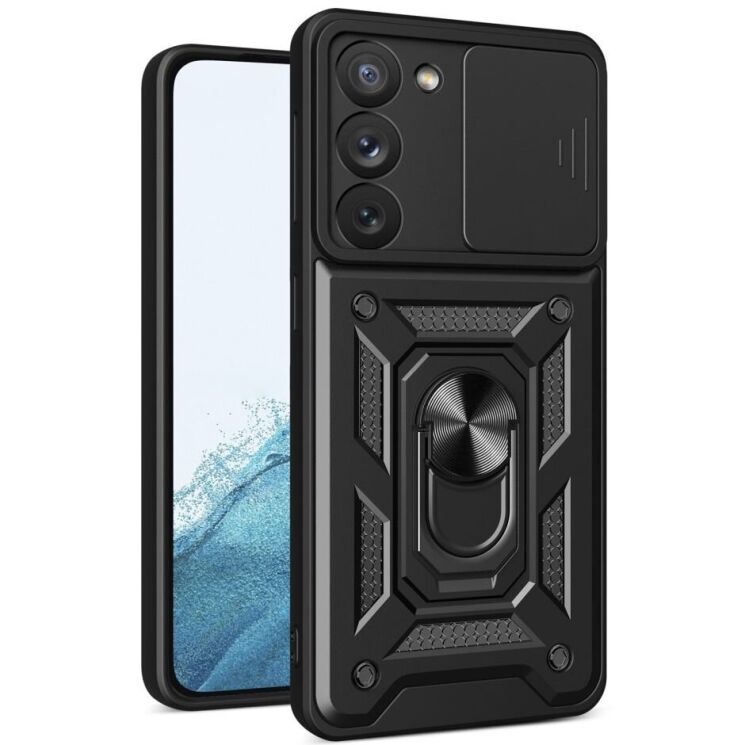 Защитный чехол Deexe Armor Shield для Samsung Galaxy S23 (S911) - Black: фото 1 из 9