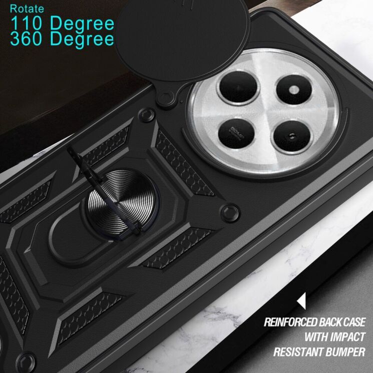 Защитный чехол Deexe Armor Shield для Xiaomi Redmi 14C / Redmi A4 5G / Poco C75 - Rose Gold: фото 8 из 9