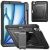 Защитный чехол Deexe Armor Stand для Apple iPad Air 11 M3/M2 (2025/2024) - Black: фото 1 из 11