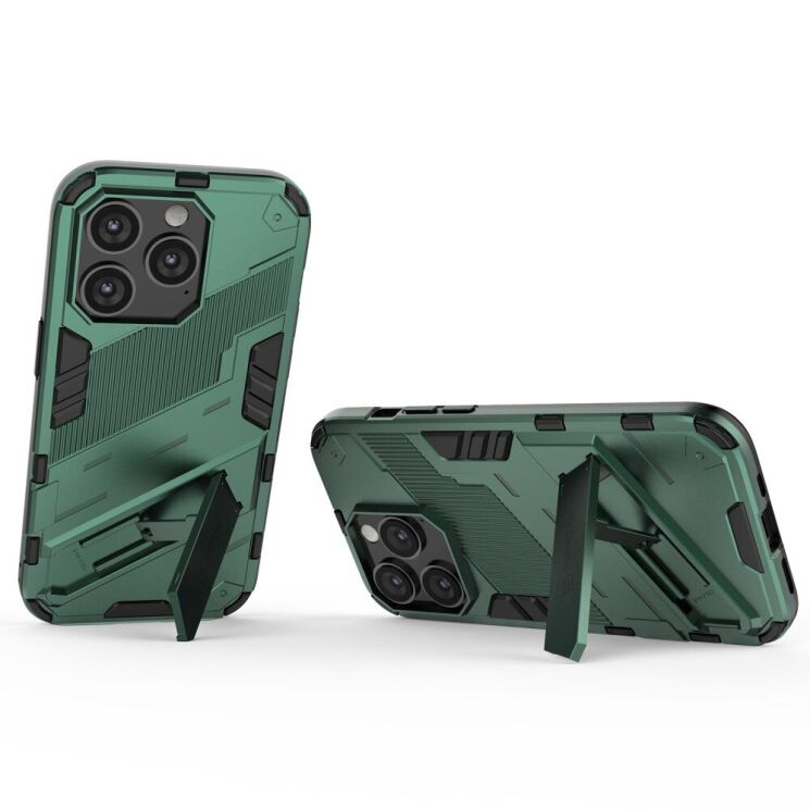 Защитный чехол Deexe Bibercas для Apple iPhone 14 Pro Max - Green: фото 2 из 6
