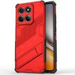 Захисний чохол Deexe Bibercas для Motorola Edge 60 Fusion - Red (379636R)