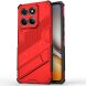 Защитный чехол Deexe Bibercas для Motorola Edge 60 Fusion - Red (379636R). Фото 1 из 7