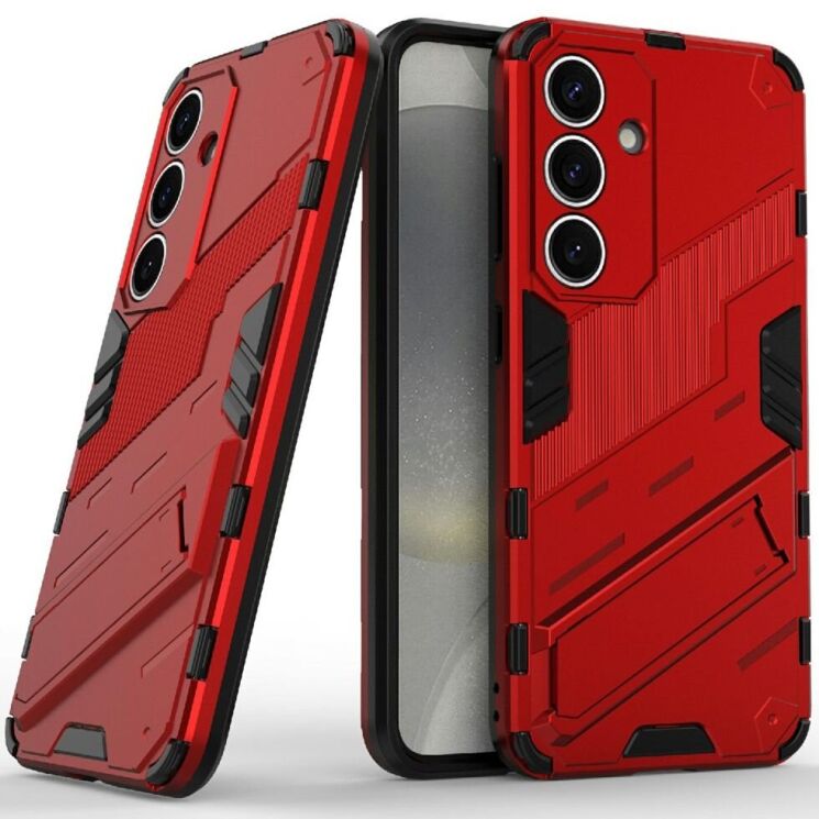 Защитный чехол Deexe Bibercas для Samsung Galaxy A56 (A566) - Red: фото 1 из 7